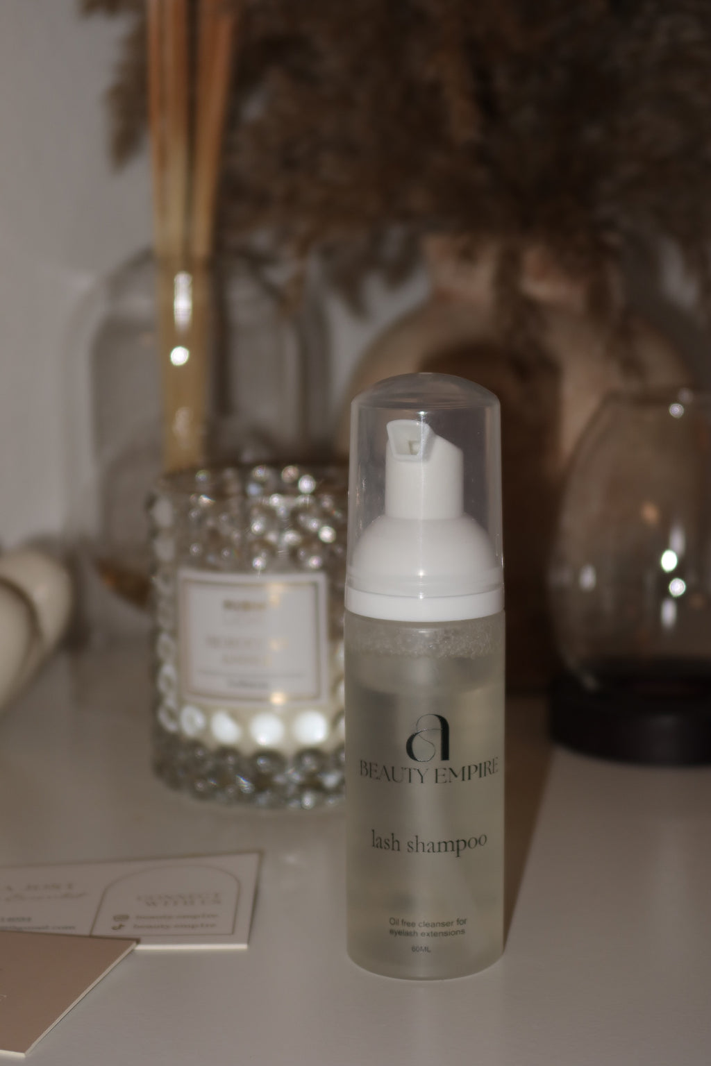 Wimpern Shampoo inkl. Pinsel & Bürste
