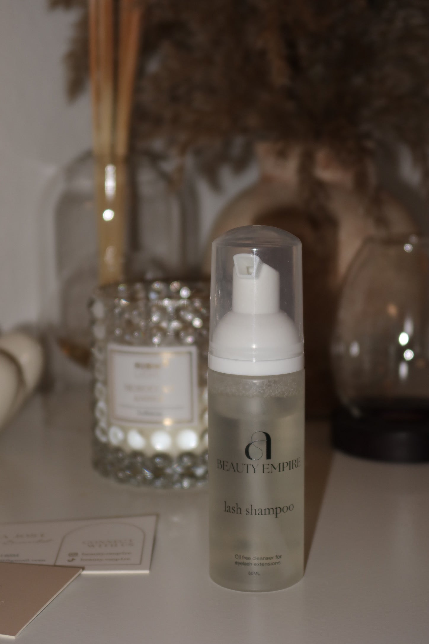 Wimpern Shampoo inkl. Pinsel & Bürste